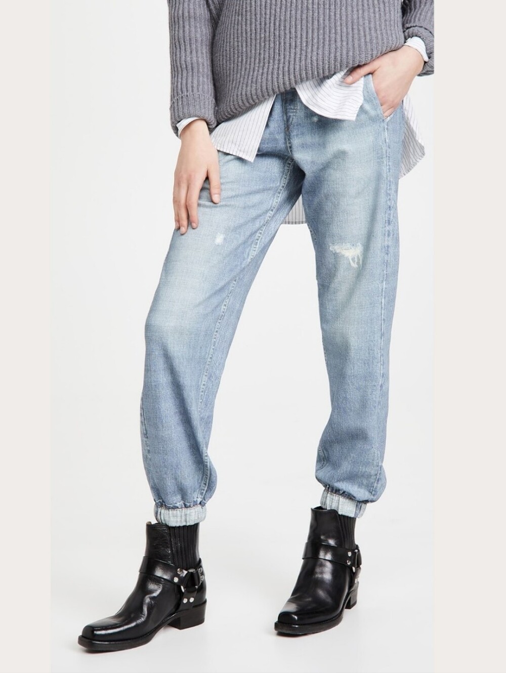 RAG & BONE Miramar Jogger Sweatpants In Glasshill Lounge Cozy Size Medium